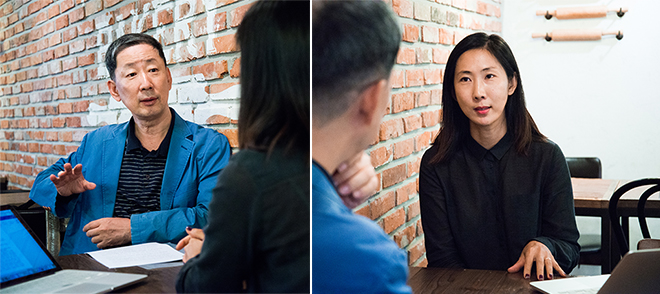 ▲ 필자와 임지애 안무가 © 이강혁